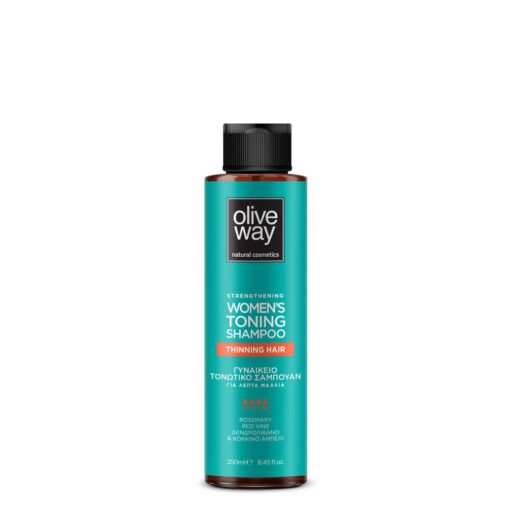 Oliveway shampoo voor vrouwen met dunner wordend haar, vermindert haaruitval