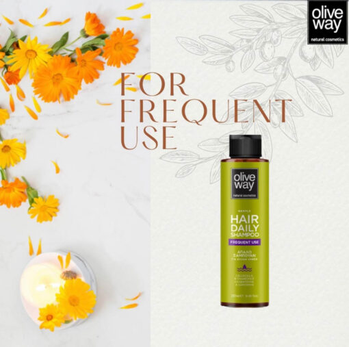 Oliveway Nederland milde natuurlijke shampoo voor dagelijks gebruik