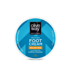 Oliveway Voetcrème voor ontspanning en verfrissing (bovenaanzicht)