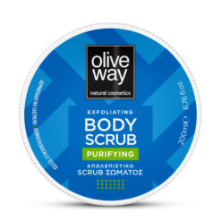 Oliveway Exfoliërende bodyscrub "zuiverend", (boven aanzicht product)