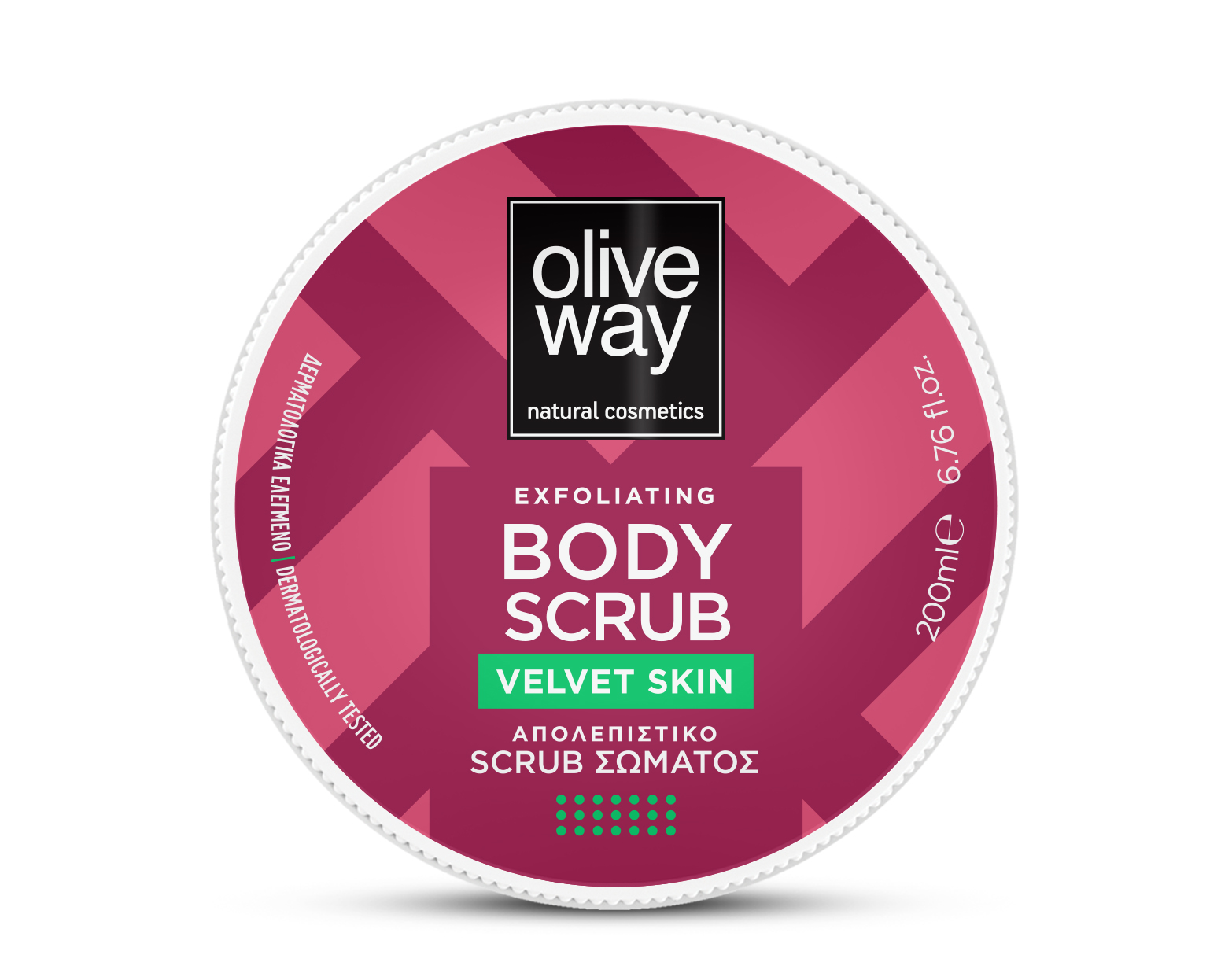 Oliveway Exfoliating Velvet Skin BodyScrub mit angenehmen Kokosduft