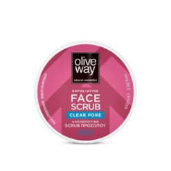 Oliveway Exfoliërende Gezichtspeeling 'Clear Pore' met saffraan en druiven extract (bovenzijde)