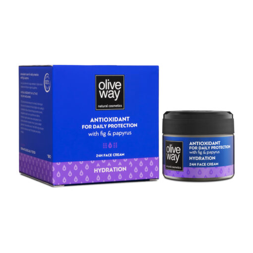 Oliveway 24-uurs Gezichtscrème voor dagelijks gebruik 50ml 1808
