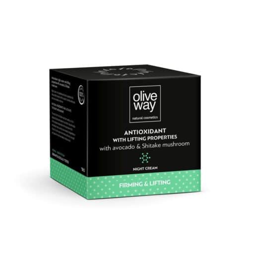 Oliveway Antioxidant night cream with lifting properties with avocado & Shitake mushroom 50ml 1914 2