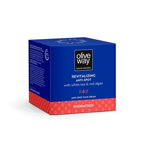 Oliveway Anti-spot revitalizing face cream with white tea & red algae 50ml 4229 2